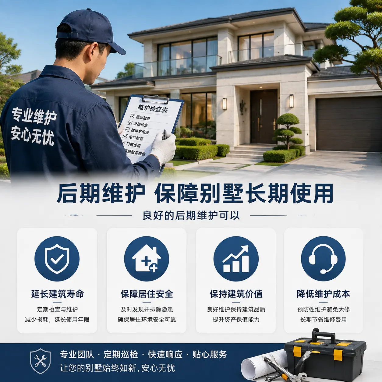 别墅建造公司推荐： 紫云 施工质量的关键要素