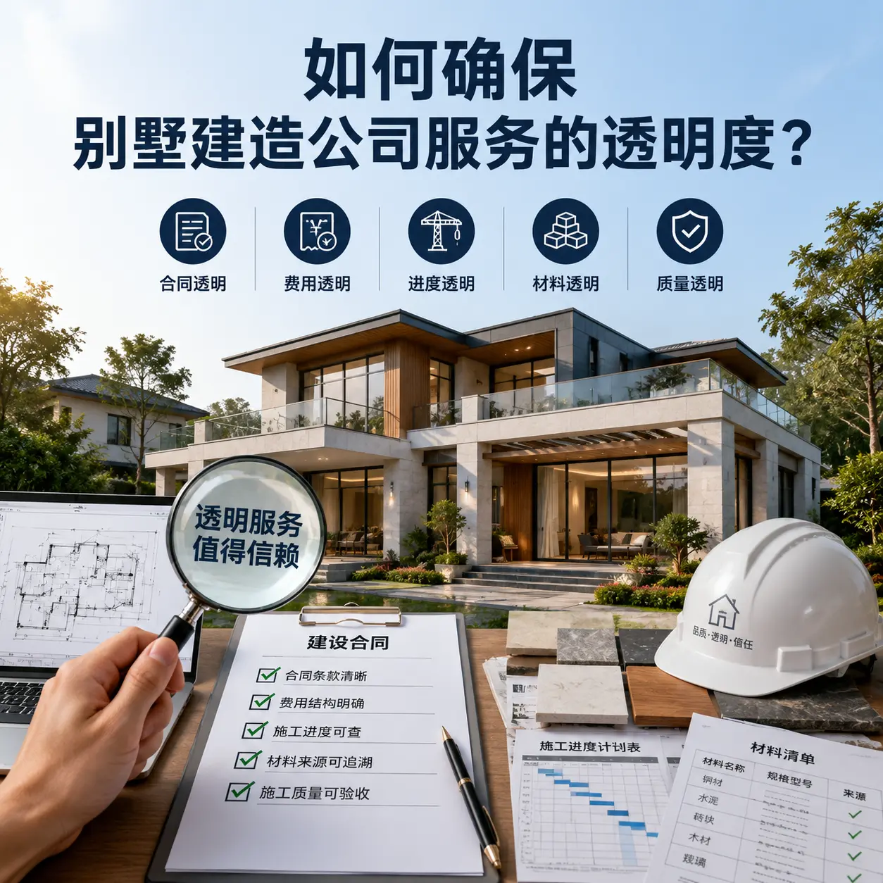 在 紫云 如何确保别墅建造公司服务的透明度?
