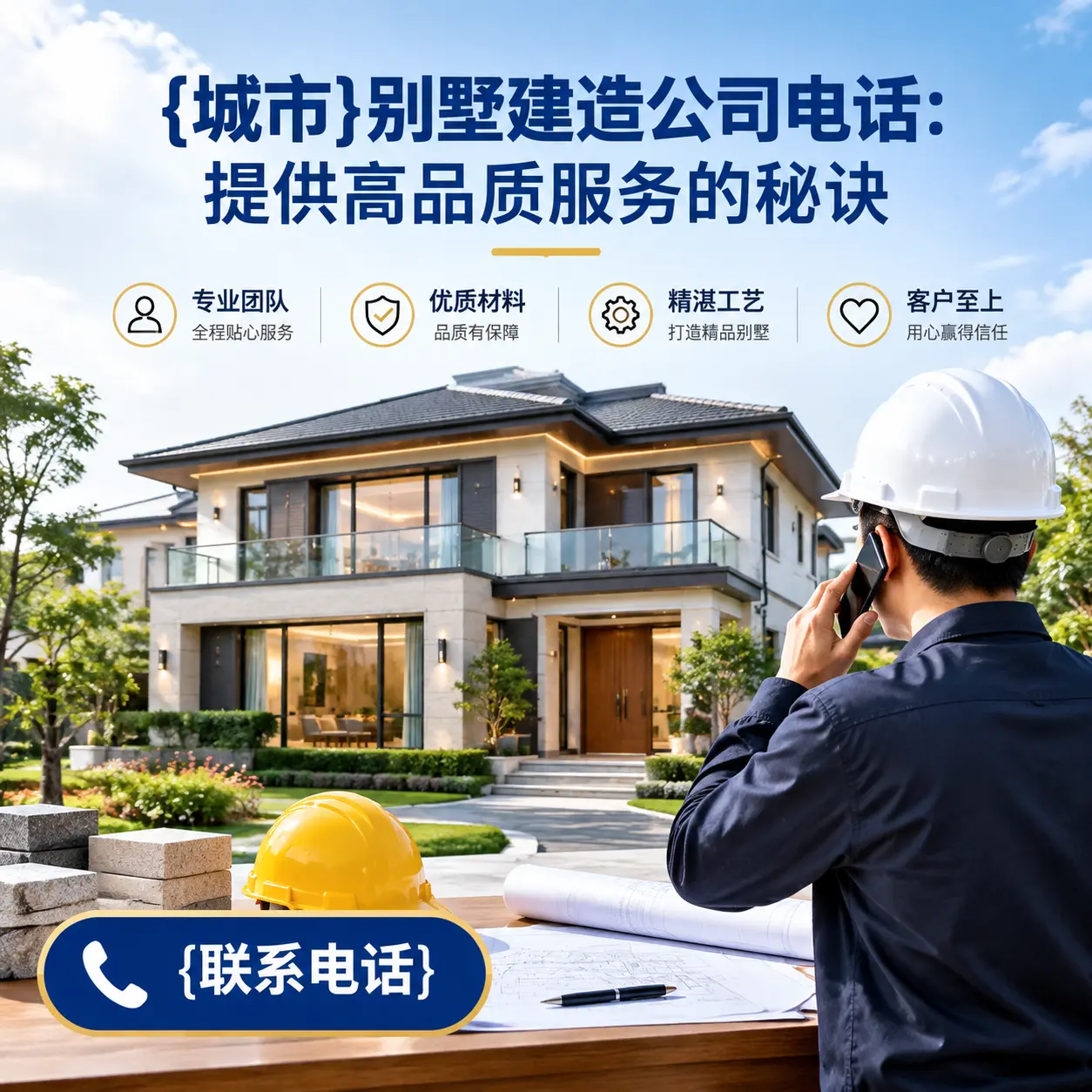 紫云别墅建造公司电话:提供高品质服务的秘诀