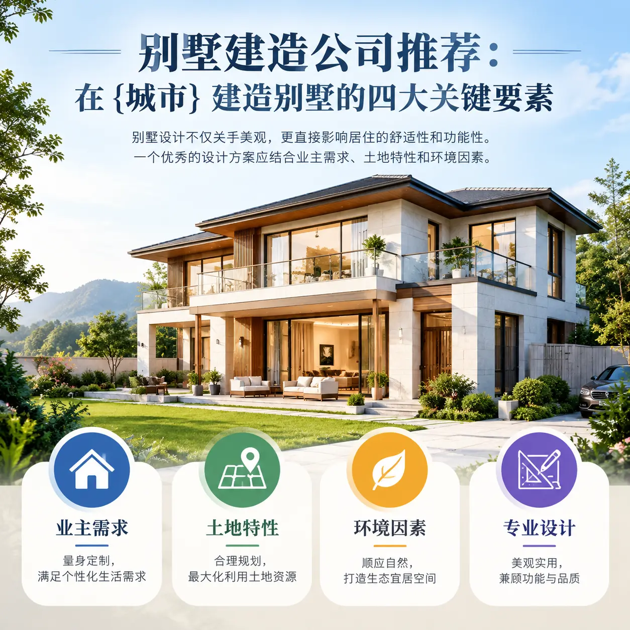 别墅建造公司推荐:在 紫云 建造别墅的四大关键要素