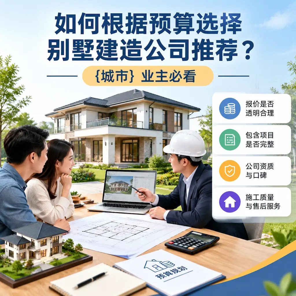 如何根据预算选择别墅建造公司推荐？ 紫云 业主必看