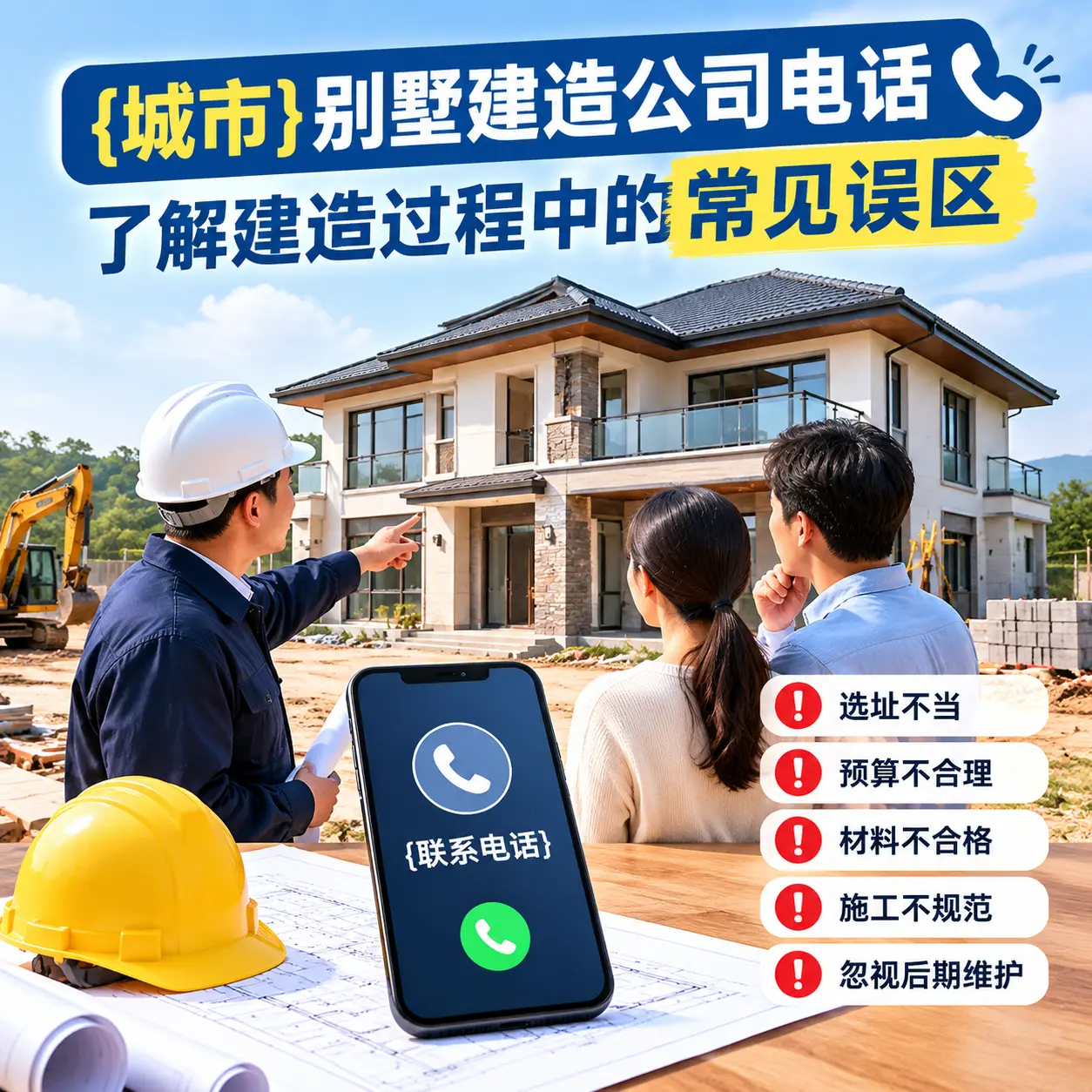 紫云别墅建造公司电话，了解建造过程中的常见误区